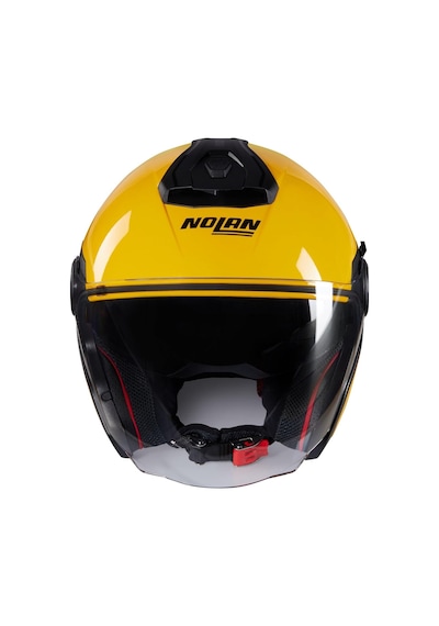 N40-5 06 Classico 306 Camli Yarım Motosiklet Kaskı Sarı M Çok Renkli