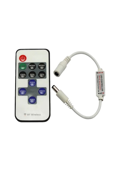 12-24v Tek Renk Mini Kumandalı Dimmer Rf Led Işık Kontrol