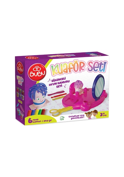 Bu-bu Oyun Hamuru Seti Kuaför L Bubu-oh0014 Çok Renkli