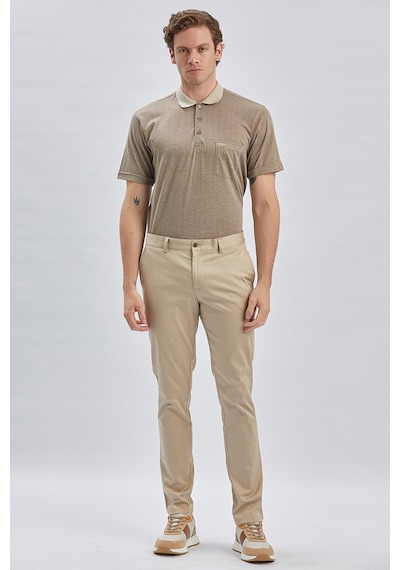İmza Bej Armürlü Pamuklu Likralı Yan Cepli Slim Fit Dar Kesim Casual Pantolon 1003240161-bej Bej İmza Bej Armürlü Pamuklu Likralı Yan Cepli Slim Fit Dar Kesim Casual Pantolon 1003240161-bej Bej