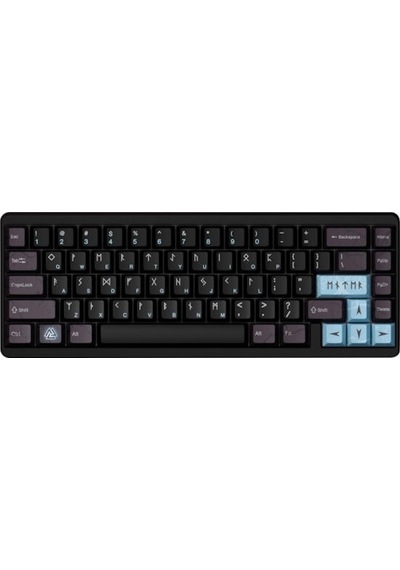 VARMILO Muse65 HE Asgard %65 Gateron Magnetic Jade Pro Manyetik Switch Hall Effect RGB Hotswap Mekanik Gaming Klavye