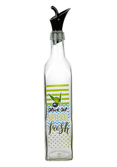 Cam Yağdanlık Ve Zeytinyağlık 500 Ml & Sızdırmaz Yağ Şişesi Siyah - 932248080 Siyah