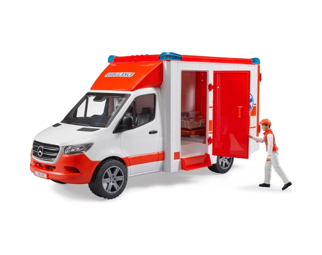 Mercedes Benz Sprinter Sirenli Ambulans Ve Ekibi Beyaz