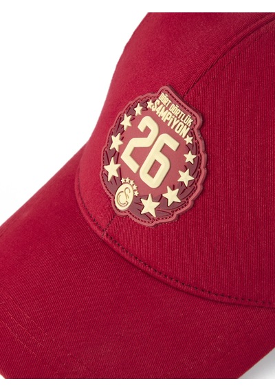 Gsstore Galatasaray 26. Şampiyonluk Şapka U261221 Kırmızı