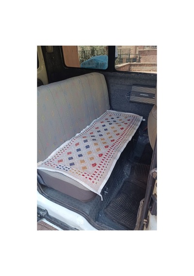 Araba Oto Koltuk Kılıfı Keten Örme 3 Parça Terletme Yapmaz Yıkanabilir Desen Değişkendir Bej Desenli - 628666475