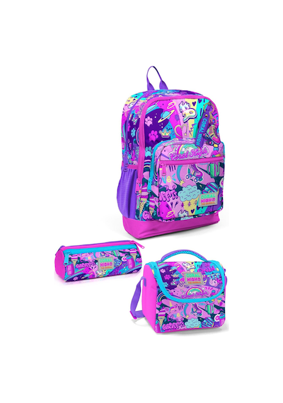 Coral High Kids Grafiti Desenli 3 Lü Okul Çanta Seti Set0123760