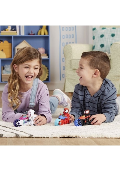Spider And His Amazing Friends Motosiklet Ve Figür Spidey F7459