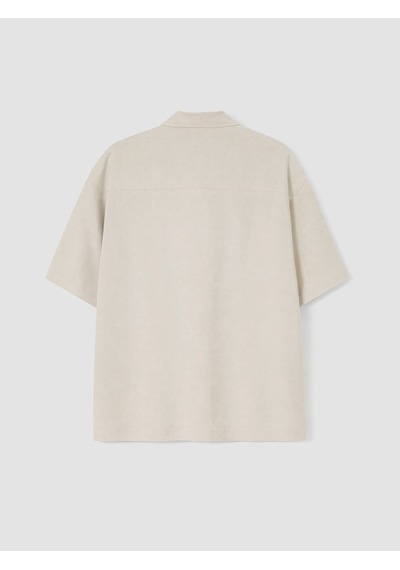Lcw Vision Ekru Loose Fit Erkek Gömlek