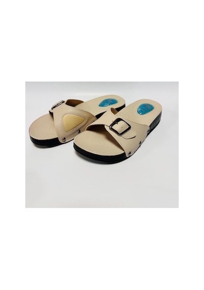 Style Comfort Terlik Anatomik Jel Topuk Destekli Kemik Çıkıntısı Bej
