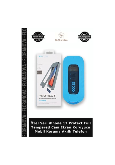 Özel Seri İphone 17 Protect Full Tempered Cam Ekran Koruyucu Mobil Koruma Akıllı Telefon