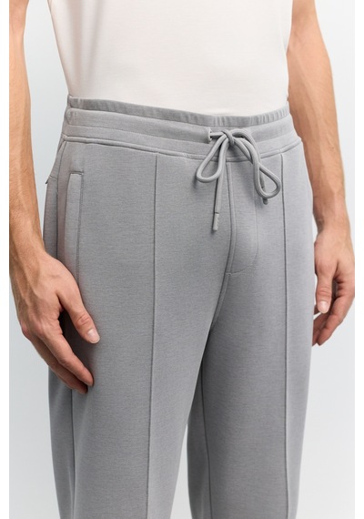 Avva Erkek Gri Beli Lastikli Bağcıklı Soft Touch Regular Fit Eşofman Altı A62y3400
