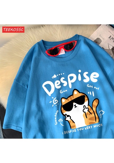 Noıssey Urban Pop Graphic Kadın Tişört Koleksiyonukod 5222 Bebe Mavi
