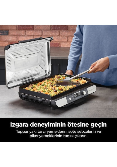 Ninja Sizzle Pro XL GX101EU Indoor Grill Izgara Makinesi