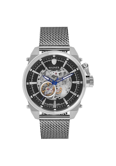 Wainer Swiss Made Wa.25988-a 46 Mm Gri Çelik Otomatik Erkek Kol Saat
