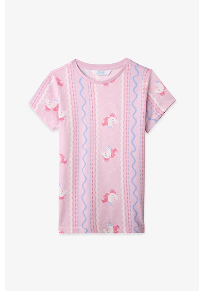 Penti Açık Pembe Kız Çocuk Sleepycorn Pamuklu 2'li Pijama Takımı
