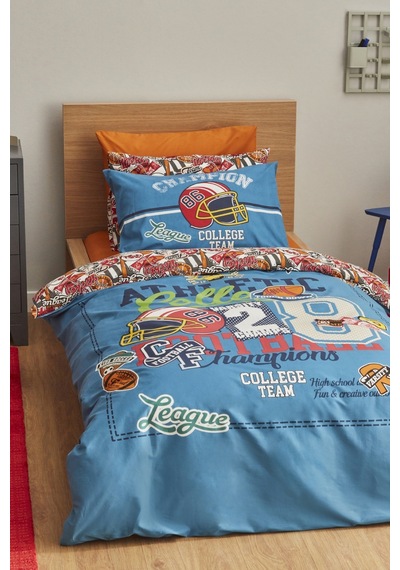 Karaca Home Young College Team %100 Pamuk Tek Kişilik Fitted Nev 200.22.14.0314