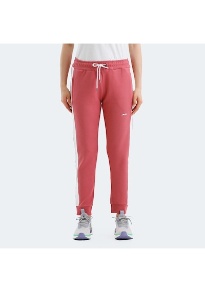 Slazenger VEVA Kadın Cepli Gül Eşofman Altı