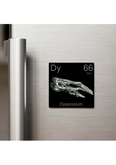 Dysprosium Disprozyum Elementi Buzdolap Magneti 9x9 Cm