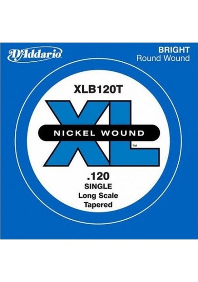 D'addario Xlb120T Tek Bas Gitar Teli 120T