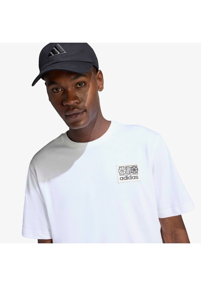 Adidas Memories Of Sport Patch Graphic Erkek Beyaz Antrenman T-shirt Kb2512