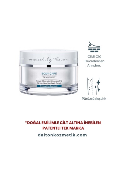 Tüm Ciltler İçin Deniz Tuzlu Zencefilli Nemlendirici Vücut Peeling - 263988172