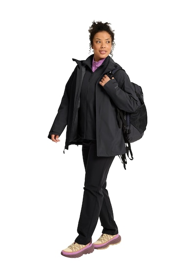 Jack Wolfskin Moonrise 2 3in1 Kadın Mont C-jaca66361b30v37 Siyah