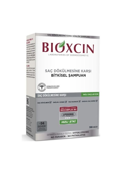 Bioxcin Klasik Yağlı Saçlar için Şampuan 300 ML