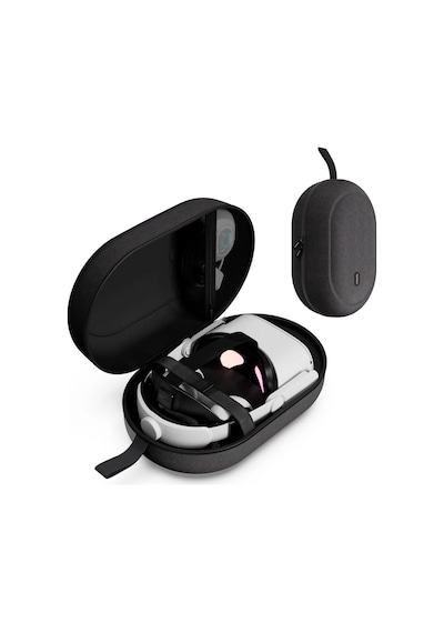 Large Sert Taşıma Çantası Meta Quest 3s/3/oculus 2/pico 4 Uyumlu Siyah M42-bl