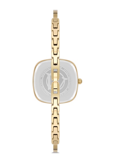 Wel 2501-2 Kadın Kol Saati Yarım Kelepçe Model, Gold Renk, 3 Atm Suya Dayanıklı Gold