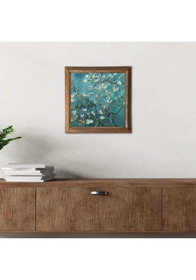 Pinecone Vincent Van Gogh Badem Ağacı Taş Duvar Tablosu - Ahşap Çerçeveli Taş Tablo - 25x25 Cm - Dekoratif Duvar Sanatı - Modern Ev Ve Ofis Duvar Dekoru W1-64 Pinecone Vincent Van Gogh Badem Ağacı Taş Duvar Tablosu - Ahşap Çerçeveli Taş Tablo - 25x25 Cm - Dekoratif Duvar Sanatı - Modern Ev Ve Ofis Duvar Dekoru W1-64
