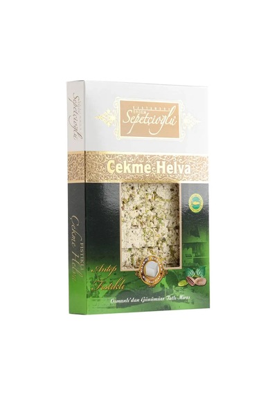 Sepetçioğlu Kastamonu Meşhur Antep Fıstıklı Çekme Helva 550 G