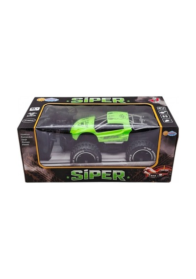 Siper Uzaktan Kumandalı Şarjlı Araba Duman Efektli Off-road Arazi Aracı Yeşil