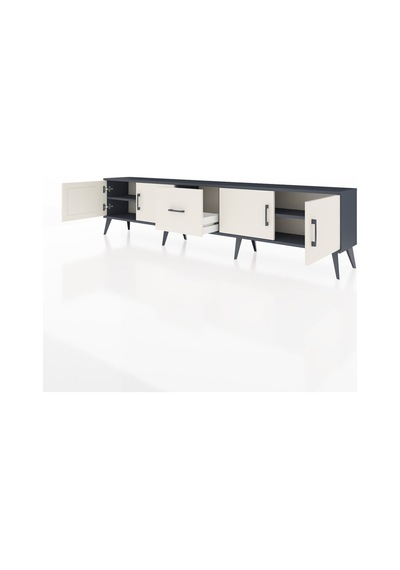 Arges Tv Ünitesi 2 Raflı Tek Çekmeceli 4 Kapaklı 220x30x51 Antrasit-aytaşı Aytası/aytası - Antrasıt Arges Tv Ünitesi 2 Raflı Tek Çekmeceli 4 Kapaklı 220x30x51 Antrasit-aytaşı Aytası/aytası - Antrasıt