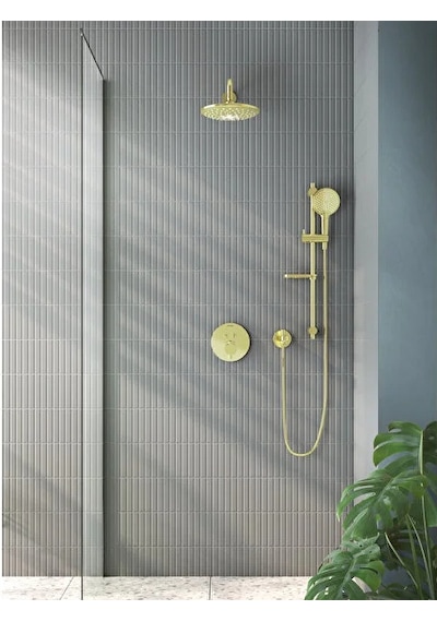 Artema Duşu Takımı, Bliss 3f, Sürgülü El, Altın, A4574323