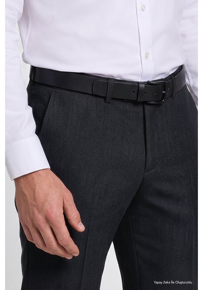 Ac&Co / Altınyıldız Classics Erkek Antrasıt Slim Fit Dar Kesim Klasik Yan Cep Pantolon Antrasit