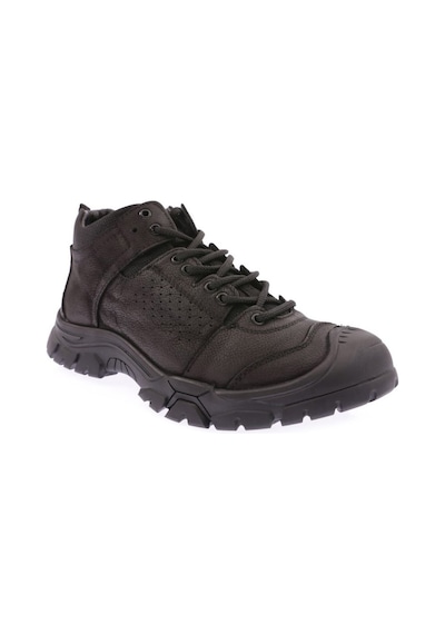 DGN Scootland 14287 Erkek Bağcıklı Sneakers Bilek Bot 14287-17-R1674 Siyah