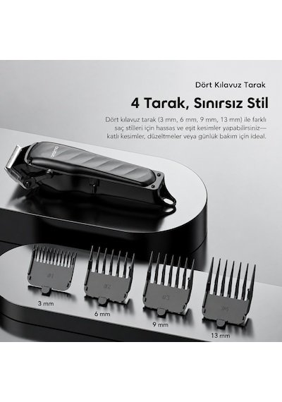 Oraimo Ocl-230 Saç Kesme Ve Tıraş Makinesi Speed Black