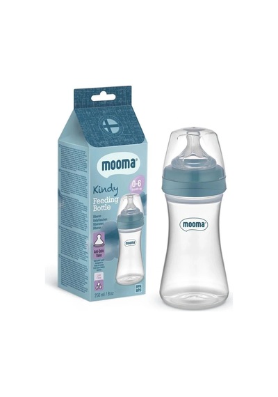 Biberon Anti Kolik Biberon 250 Ml Kapaklı Biberon 0 - 6 Ay Yavaş Akış Beyaz