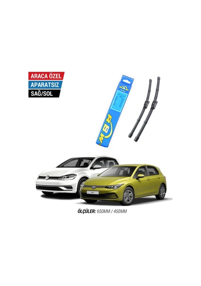 Vw Golf 7 / 7.5 / 8 Rbw Muz Silecek 2012-2022