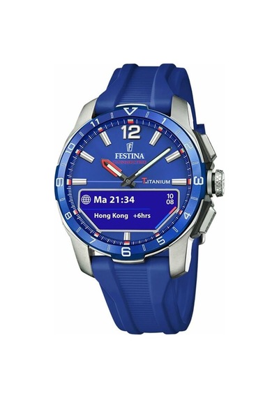 Festına F23000/3 Connected D Blue Erkek Kol Saati Gri - Lacivert