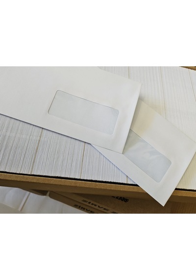 Zirve Zarf - Mekanize Zarf Ağıztutkallı Sağ Pencereli 110 Gr