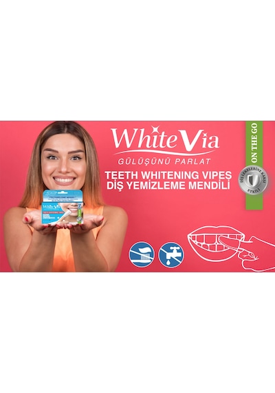 WhiteVia Diş Temizleme Mendili 7 Adet
