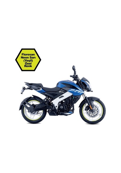Bajaj Pulsar Ns200 Neon Yeşil Dış Yazılı Jant Sticker Modeli