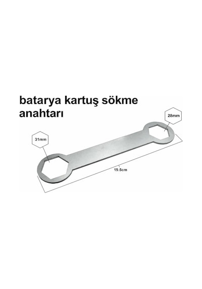 Yapı Banyo,mutfak Bataryası Kartuş Sökme Anahtarı 1 Adet Diğer
