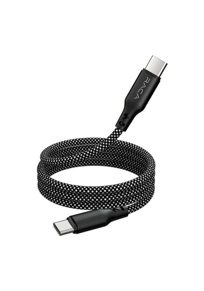 Raca Rc20c 60 Watt Type-c To Type-c Manyetik Şarj Kablosu 1 Metre - Siyah