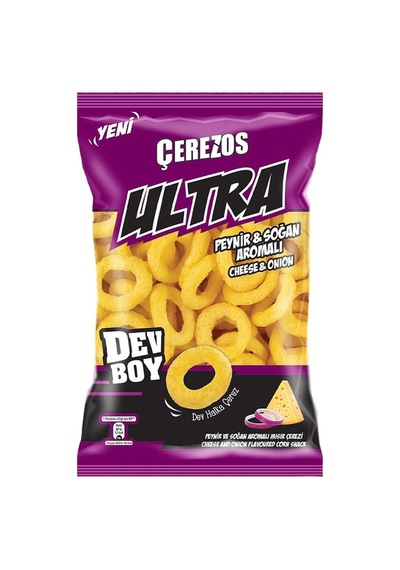 Mısır Çerezi Dev Boy 150 G Peynir Ve Soğanlı Atıştırmalık 3'li Ekonomik Paket - 3 Adet