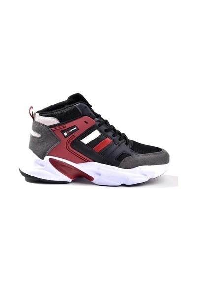 M.p. 231-1014 Gr 36-39 Siyah-bordo Anorak Basketbol Ayakkabı Siyah