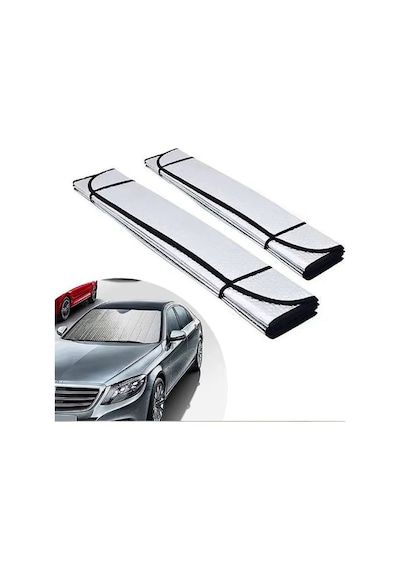 Oto Ön Cam Güneşlik Katlanabilir Uv Koruyucu Renault Megane Hyundai İ20 Opel Astra Toyota Corolla -