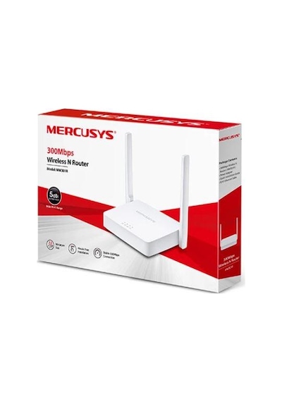 MERCUSYS MW301R 2 Port Lan + 1 Port Wan 300 Mbps Router Access Poi