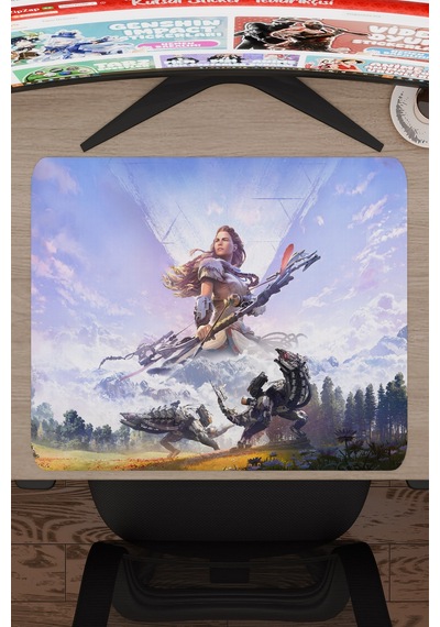 Horizon Zero Kaymaz Dikişli Kauçuk Oyuncu Mousepad V1 - 48x40 Xl Gaming Mouse Pad Fare Altlığı